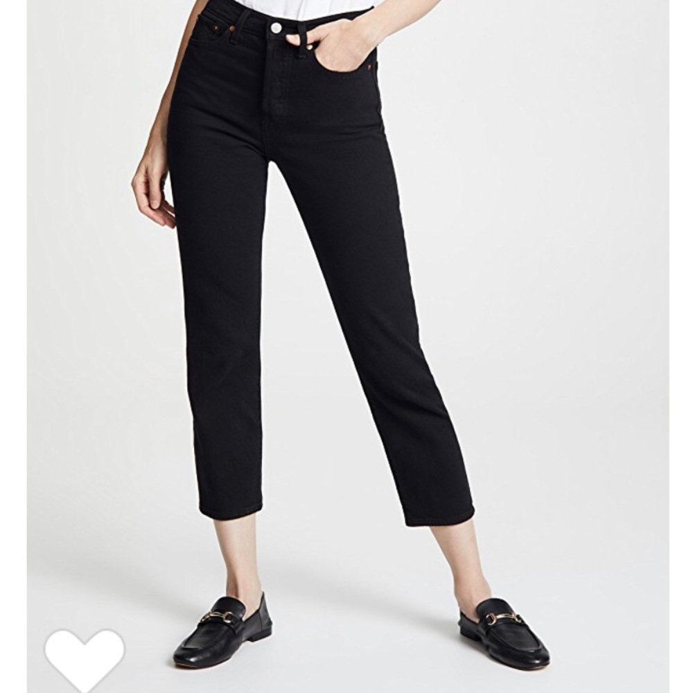 LEVI’S Wedgie Straight Black 28